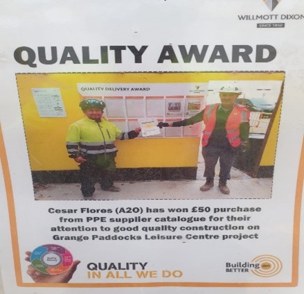 Grange Paddocks Leisure Centre Quality Award - Grange Paddocks Leisure Centre Quality Award