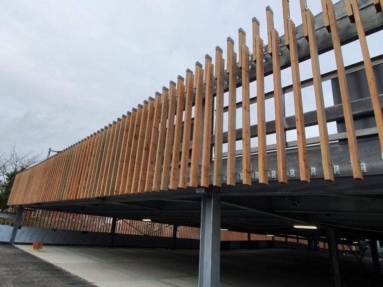 Canterbury West Ms Car Park Timber Screen - Canterbury West Ms Car Park Timber Screen